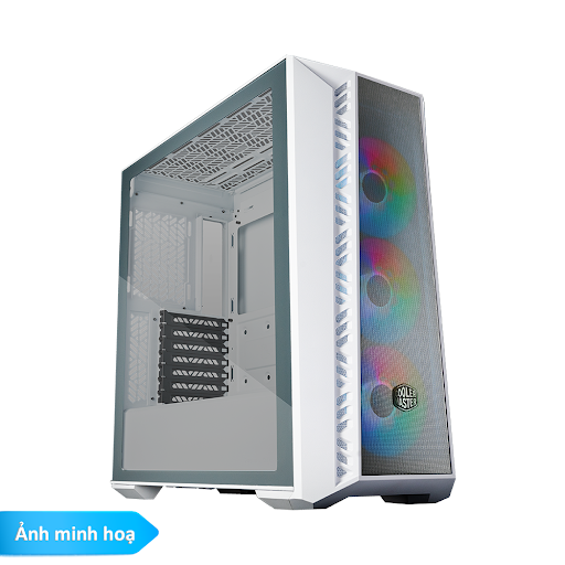 Thùng máy/ Case Cooler Master MasterBox 520 Mesh ARGB Trắng (White) (MB520-KGNN-S00)