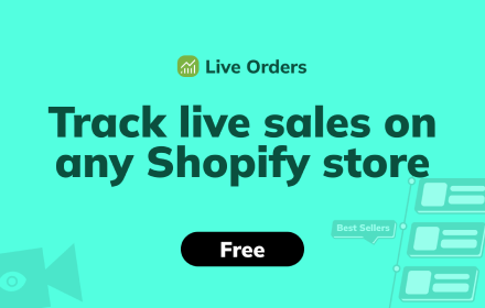 Shopify Live Orders by SimplyTrends.co small promo image