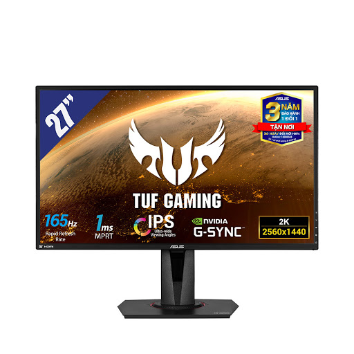 Màn hình LCD ASUS 27" TUF Gaming VG27AQ (2560 x 1440/IPS/165Hz/1 ms/G-Sync compatible)