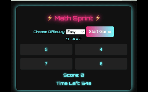 Math Sprint
