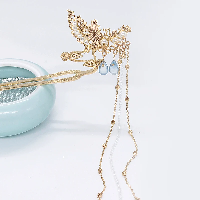 Originele Hanfu haarspeld voor vrouwen, antieke stijl haaraccessoire, voor een authentieke en elegante look, perfect voor speciale evenementen en festivals.