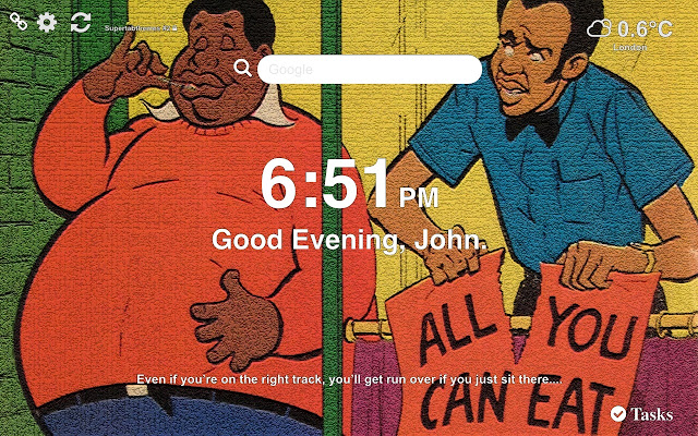 Fat Albert Wallpaper Tab Theme