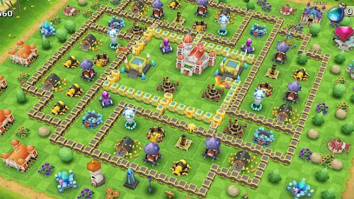 Android application tribe clash screenshort