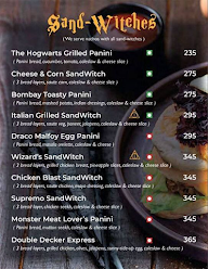 The Hogwarts Kafe menu 7