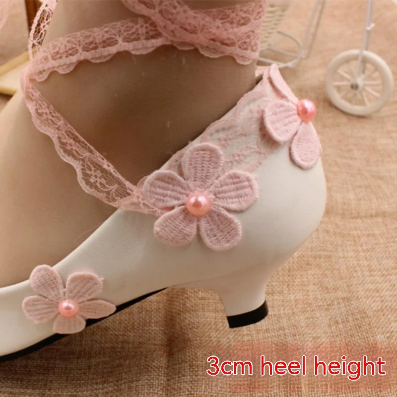 Title 8, Chaussures de mariage à talons bas pour femmes ...
