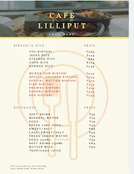 Cafe Lilliput Bar & Restaurant menu 6