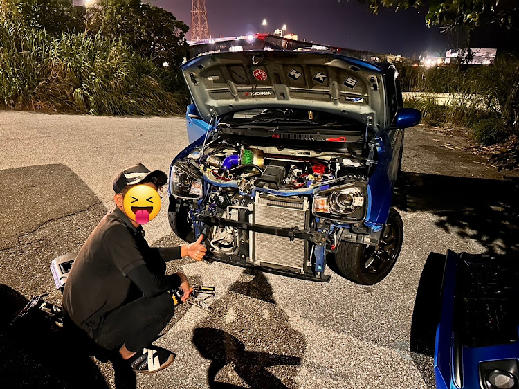 アルトワークスの沖縄・旧車風カスタム・オーバーフェンダー仕様に関するカスタム事例の投稿画像1枚目