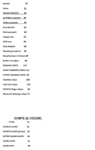 Venkateshwara Boli Stall menu 3