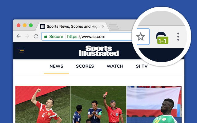 SI Champions League chrome extension