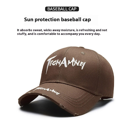 Title 10, Summer Couple Casual All-match Washed Baseball ...