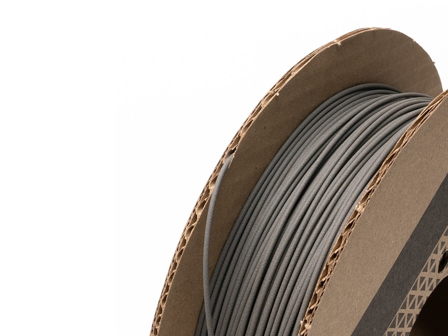 Protopasta Stainless Steel-filled Metal Composite PLA Filament - 1.75mm (0.5kg)