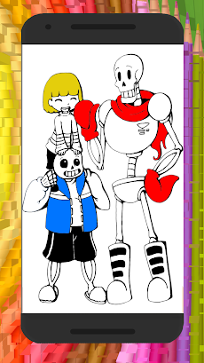 Undertale coloring bookのおすすめ画像2