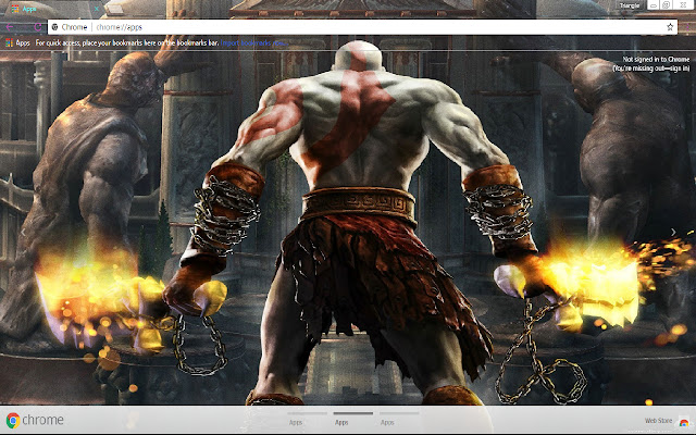 God Of War 1920X1080 chrome extension