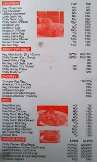 Pahuja Chinese Fast Food Corner menu 2