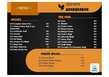 Udarbharan Swad Gharacha Aapulkicha menu 