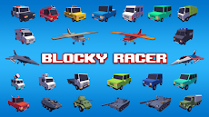 Blocky Racer Traffic Rush 2018のおすすめ画像5