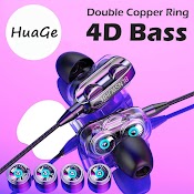 Tai Nghe Nhét Tai Âm Bass Hifi 4D Có Mic Chất Lượng Cao Tiện Dụng