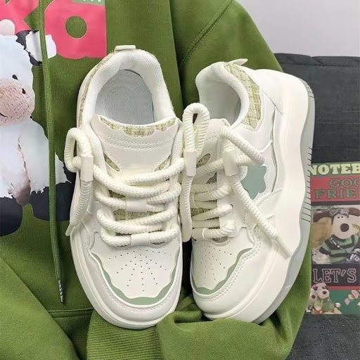 Title 8, White Shoes Womens Platform Sports Board Shoes...