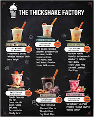 The Thickshake Factory menu 1