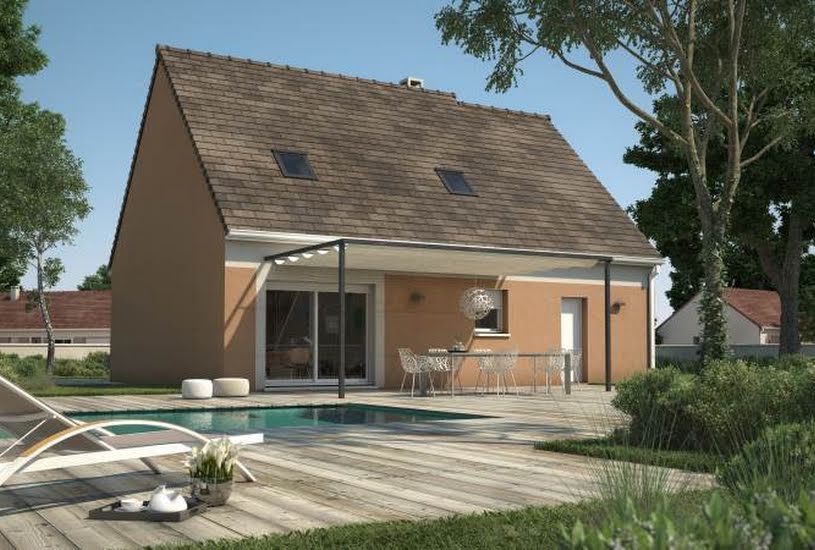  Vente Terrain + Maison - Terrain : 950m² - Maison : 76m² à Amfreville-sur-Iton (27400) 