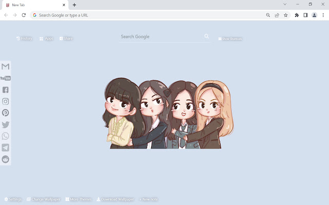 Blackpink Chibi Wallpaper