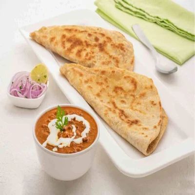 Aloo Paratha (2) Chole Saturday Tiffin