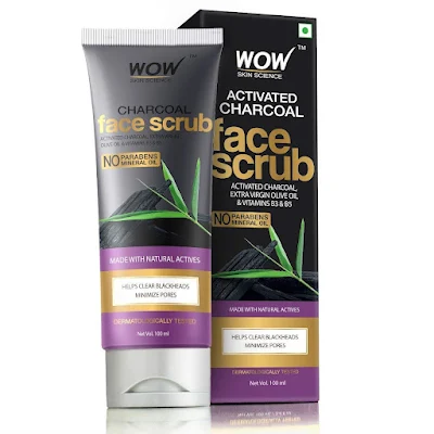 Wow Skin Science Activated Charcoal Face Scrub