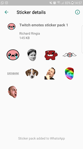 Stickers for WhatsApp - Twitch Emotes