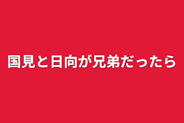 国見と日向が兄弟だったら