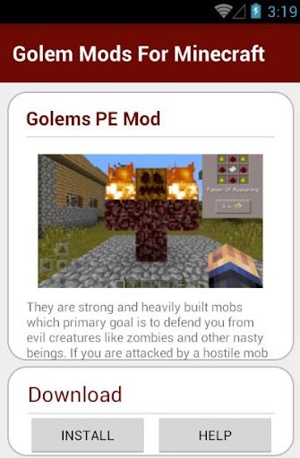 免費下載娛樂APP|Golem Mods For Minecraft app開箱文|APP開箱王
