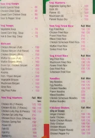 Nungambakkam Bismi Biriyani menu 2