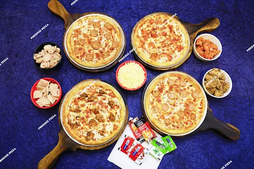 Non Veg Pizza Combo [Serves 4 ]