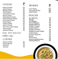 Chaaai Garam CO. menu 2
