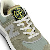 stone island x new balance 574 legacy steel blue/grey