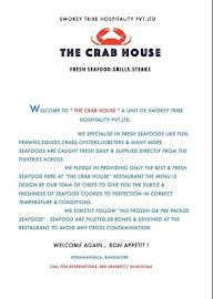 The Crab House menu 1