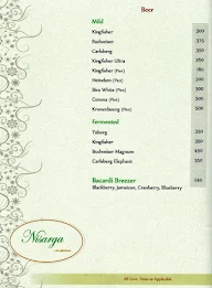 Nisarga - South Coast Hotel menu 7