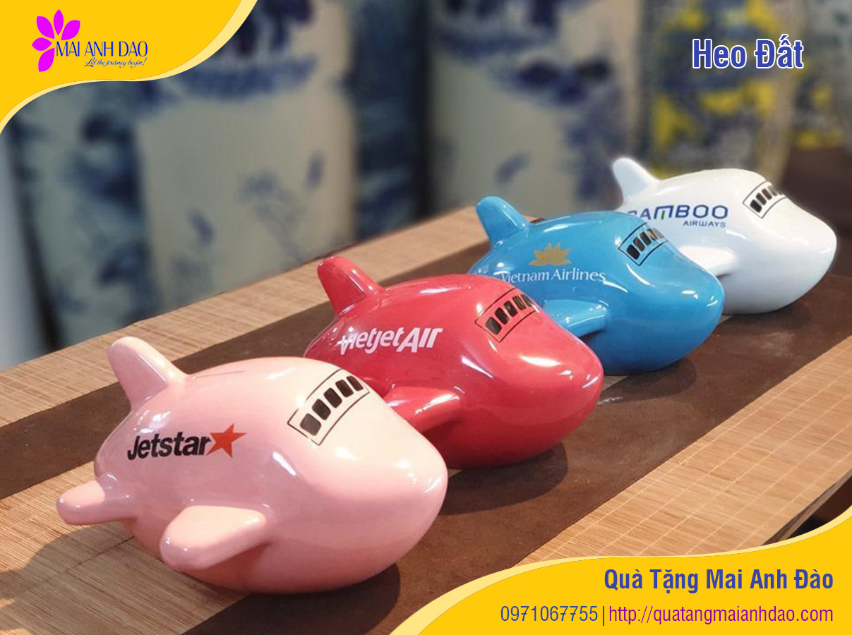 Heo đất quà tặng in logo đẹp ở Quảng Nam
