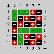 Magnets Puzzle Game (18/100)