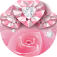 Download Pink Silver Diamond Ring Theme For PC Windows and Mac 1.1.1