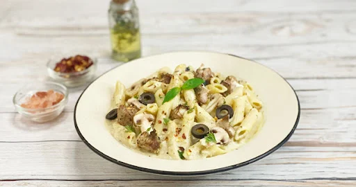 Creamy Chicken Mushroom Pasta