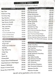 Ram Krishna menu 5