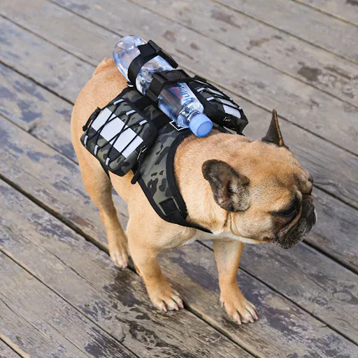 Pet Dog Chest Backpack Carrier Camouflage Portable Dog Leash Bag Supplies Puppy Collar Harness Accessories for Outdoor T