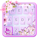 Download Live Pink Cherry Blossom Keyboard Theme Install Latest APK downloader