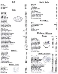 Tandoori Nights menu 3