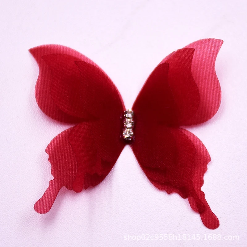 Effen gekleurde vlindervleugels handgemaakte DIY haarspeldjes Maak je eigen unieke en kleurrijke haaraccessoires eenvoudig te gebruiken