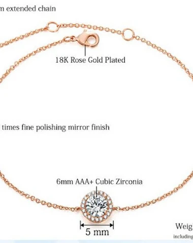 Solding Solitaire Elegante Pulsera - 2