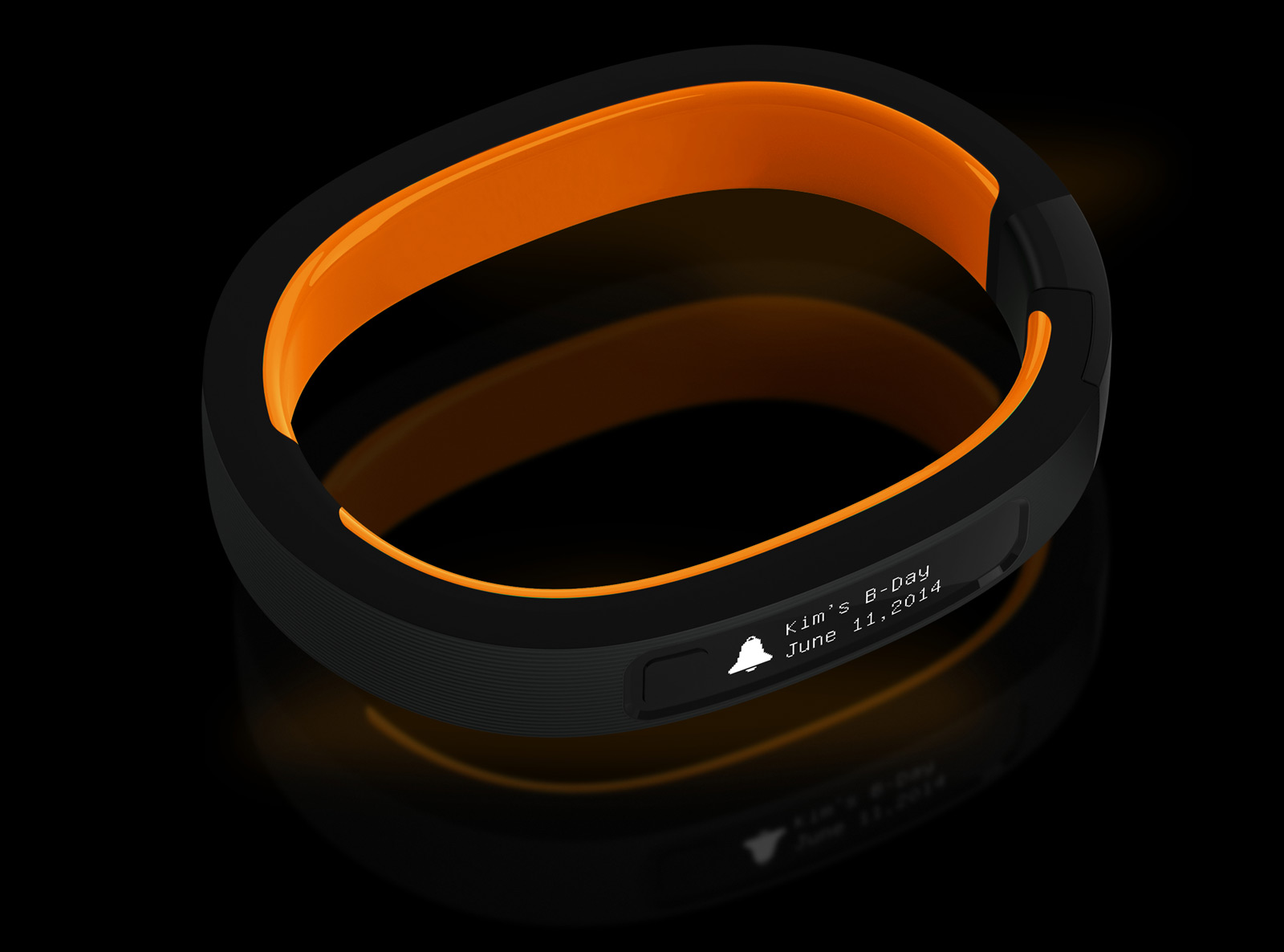 Razer Nabu в оранжевом цвете