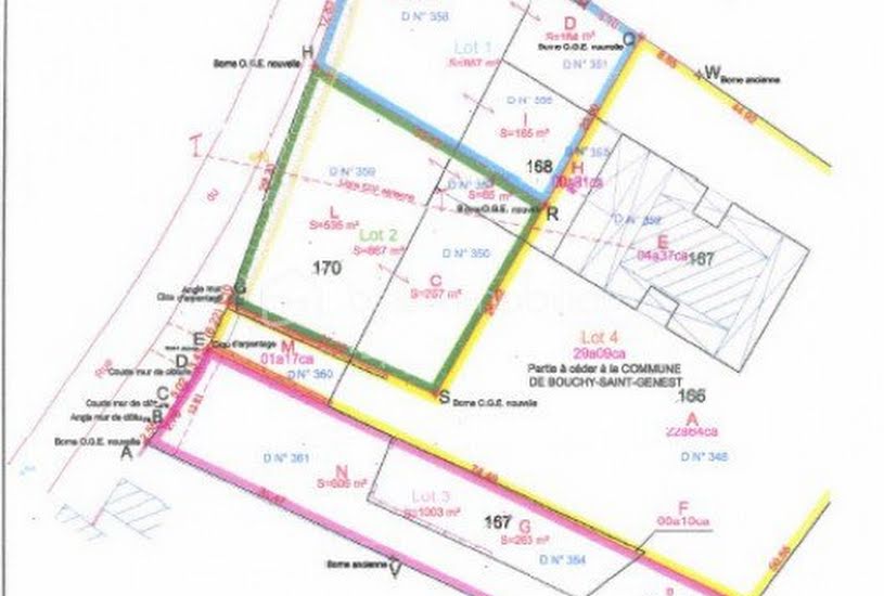  Vente Terrain à bâtir - 867m² à Villiers-Saint-Georges (77560) 