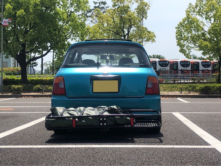 トゥデイのJA4トゥデイ・サンルーフ・かわいい相棒・ドライブ・ヒッチキャリアに関するカスタム事例の投稿画像1枚目
