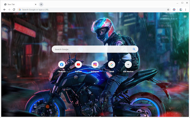 Motorbiker Wallpapers New Tab